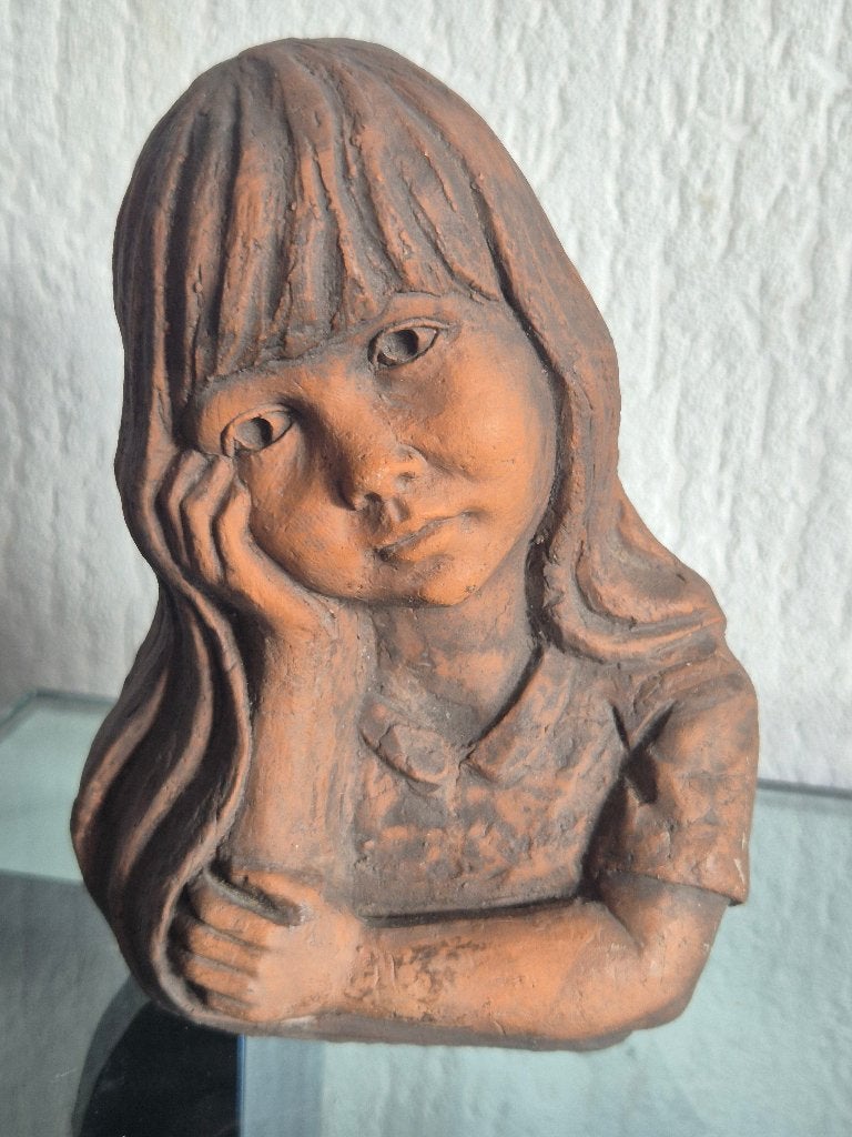 Beeldje meisje Geert Kunen, 15 cm hoog, Ophalen of Verzenden, Zo goed als nieuw, Mens