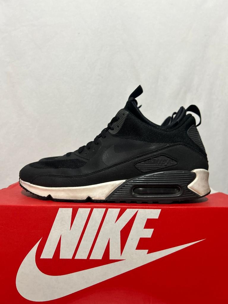 ALS NIEUW! Maat 44,5 - Nike Air Max 90 Sneakerboot Black, Verzenden, Zwart, Nike, Nike