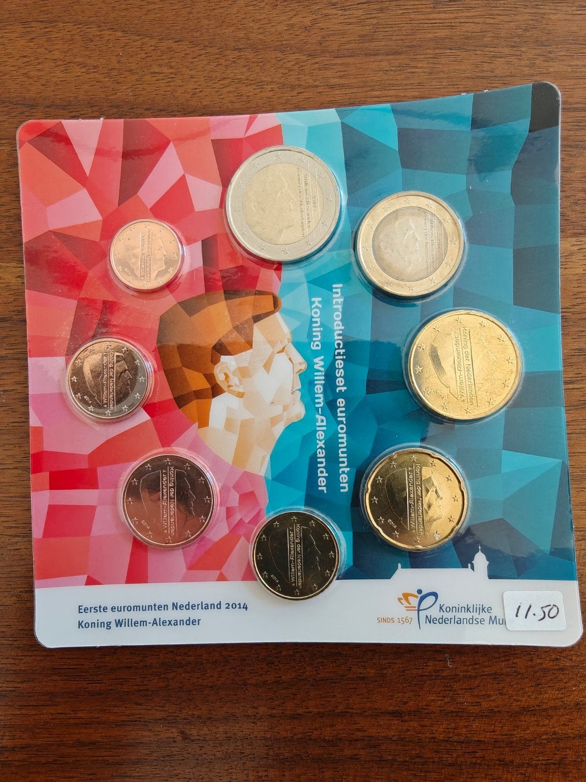 Introductieset euromunten Nederland 2014 Koning Willem-A, Verzenden, Overige landen, Overige waardes, Setje