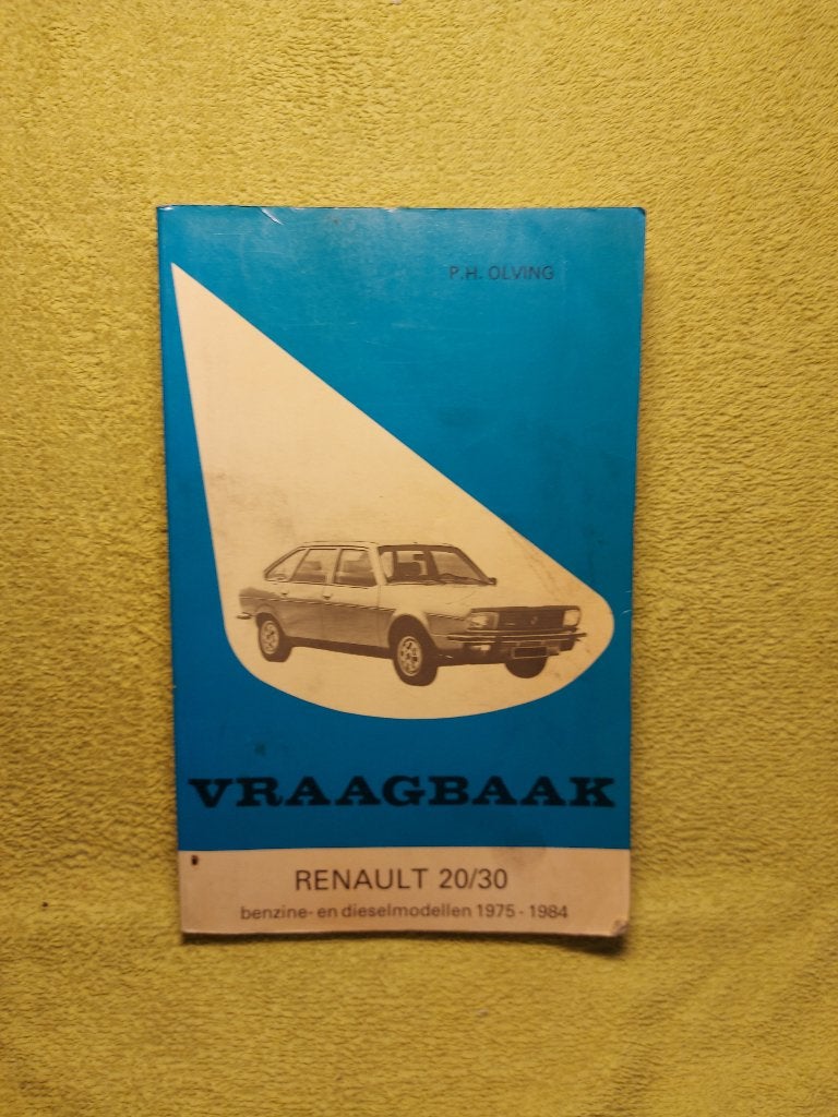 Vraagbaak Renault 20. Olving., Ophalen of Verzenden