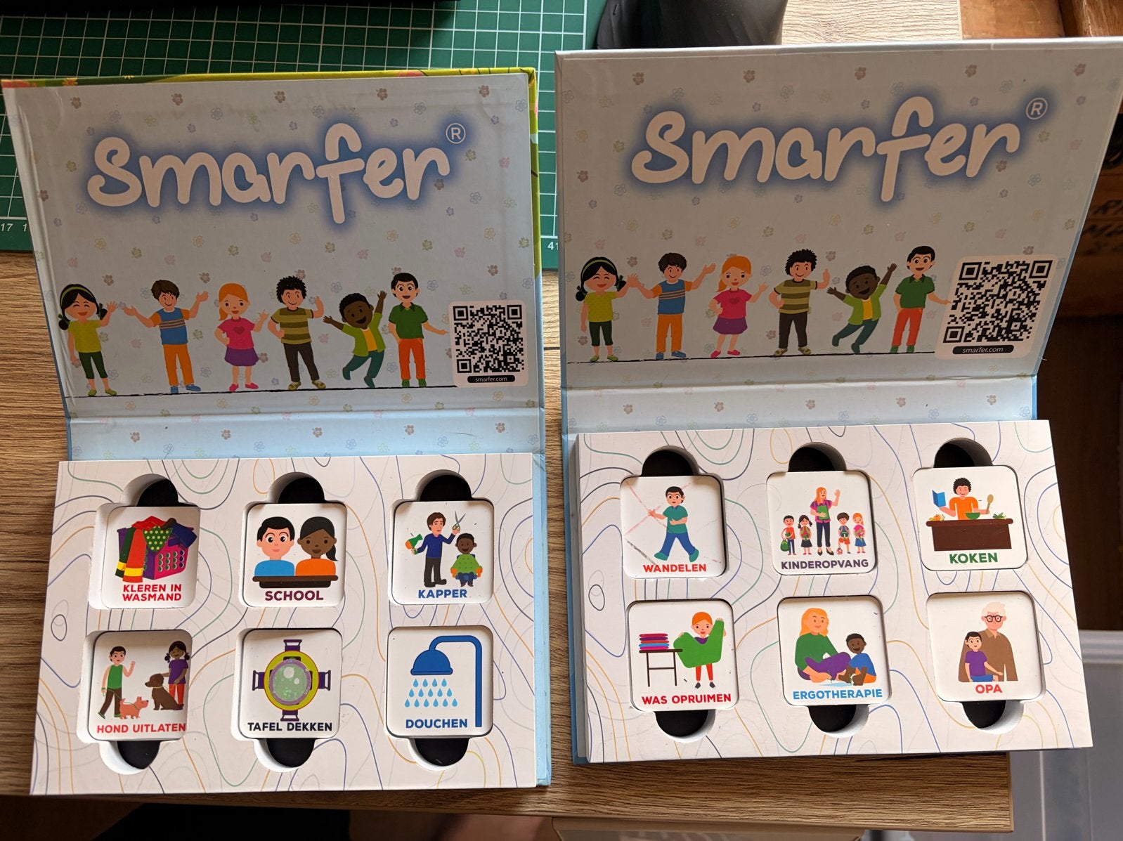 Smarfer magneetpictogrammen voor dag- en weekplanning, Verzenden, Zo goed als nieuw, Ontdekken