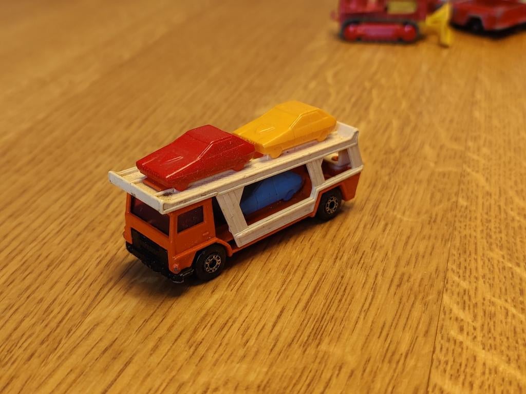 Matchbox Car Transporter, Hobby en Vrije tijd, Modelauto's | Overige schalen, Ophalen of Verzenden, Zo goed als nieuw, Auto