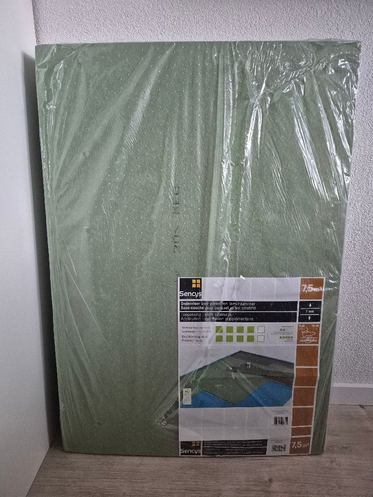 Sencys ondervloerplaten 7 m2, Ophalen, Overige materialen, 30 cm of meer, 50 tot 150 cm