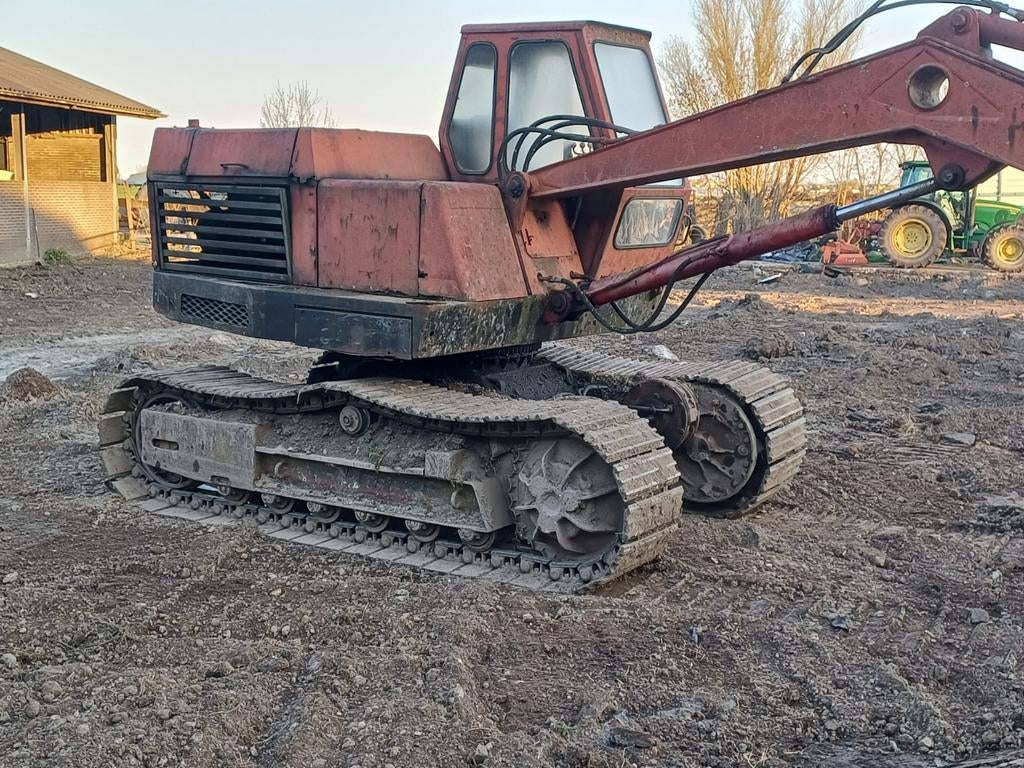 Poclain TCS Restauratie Project - Graafmachine, Ophalen