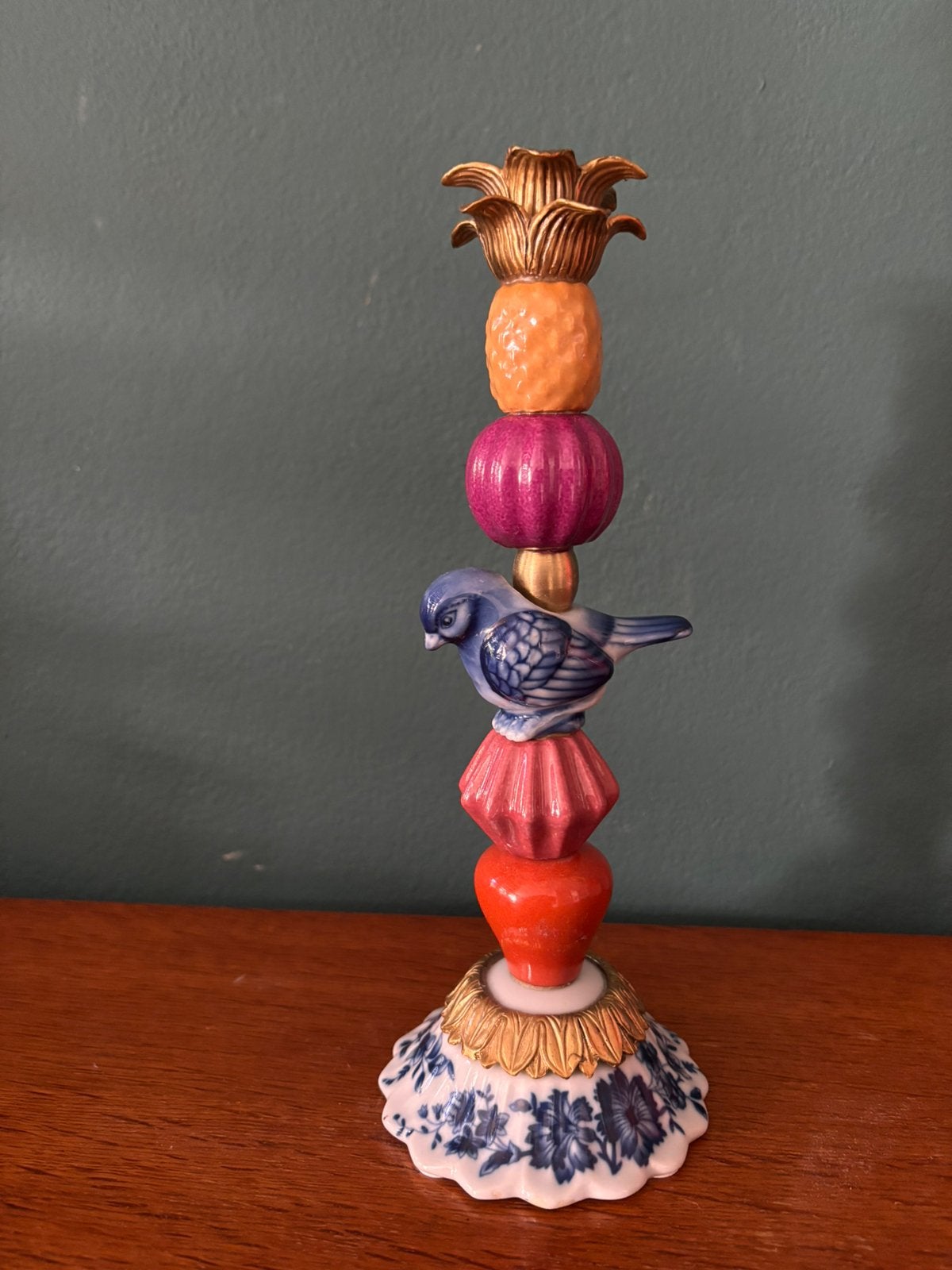 Design kandelaar vogel multi H27, Ophalen of Verzenden, Kandelaar