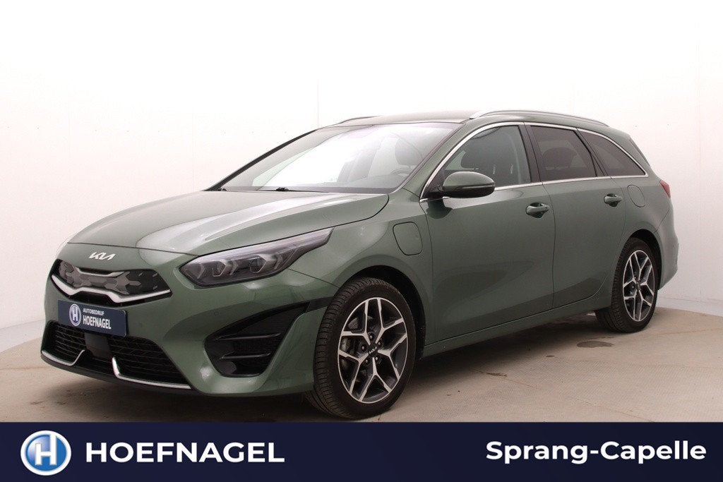 Kia Ceed Sportswagon 1.6 GDI PHEV DynamicLine | Adaptive Cru, Auto's, 77 km/l, Gebruikt, Zwart, Leder en Stof