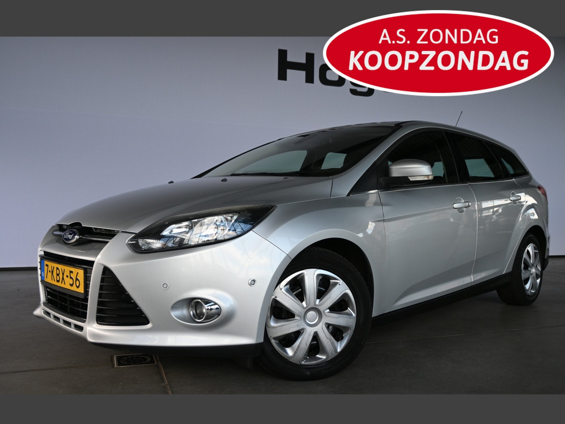 Ford FOCUS Wagon 1.6 TDCI ECOnetic Lease Titanium Clima Navi, Auto's, Euro 5, Stof, Gebruikt, Zwart