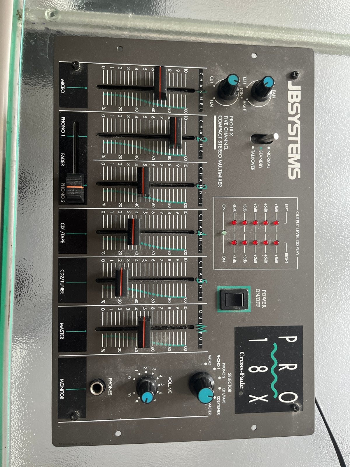 JB Systems Pro 18X Compact Stereo Multimixer, Muziek en Instrumenten, Mengpanelen, Ophalen of Verzenden, Gebruikt, Minder dan 5 kanalen