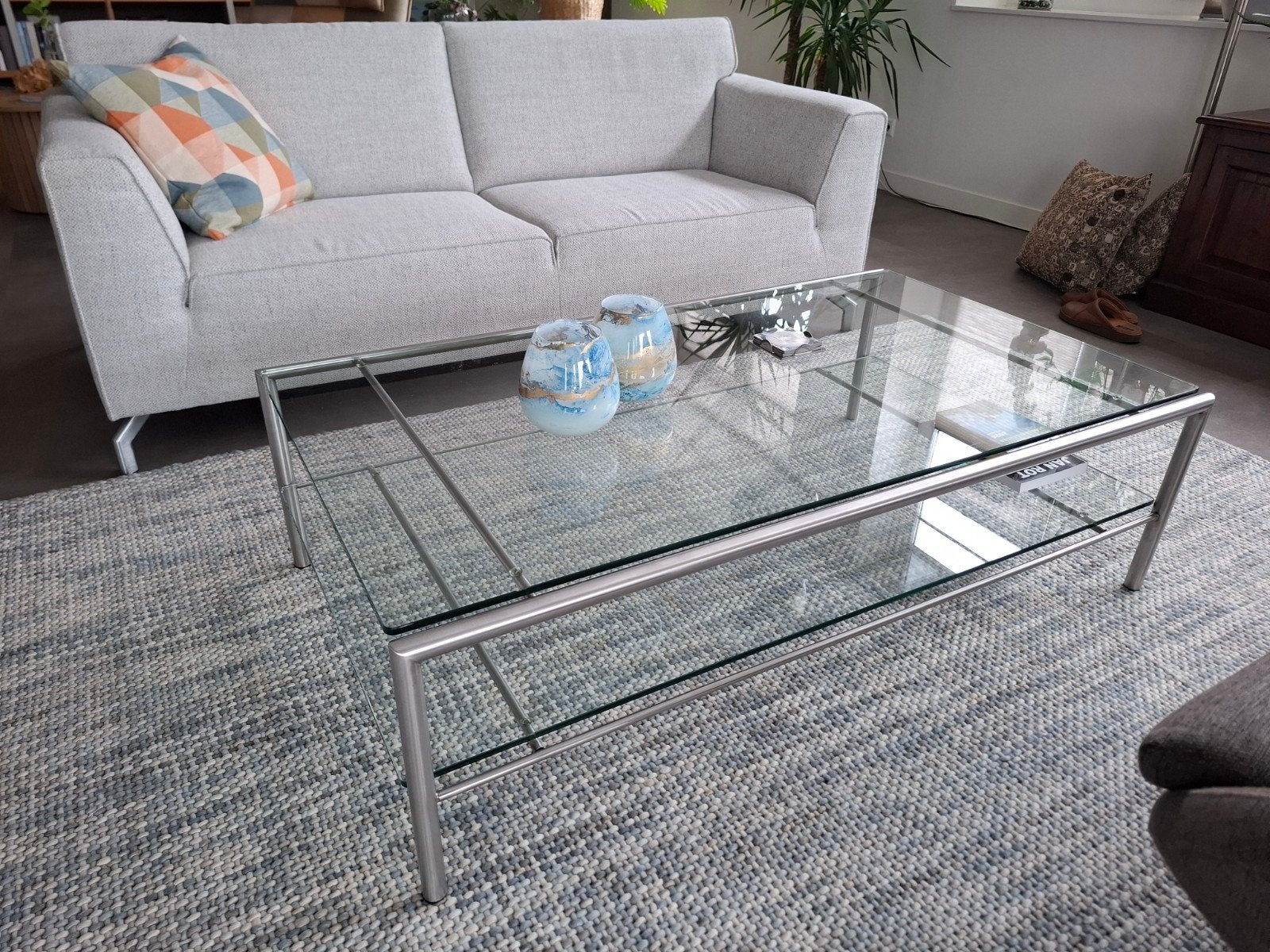 Salontafel te koop, Ophalen, Gebruikt, 100 tot 150 cm, 50 tot 100 cm
