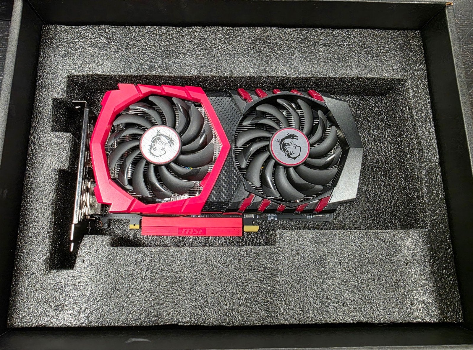 MSI Geforce GTX 1050 Ti Gaming X 4G, Computers en Software, PCI-Express 3, HDMI, Ophalen of Verzenden, Nvidia