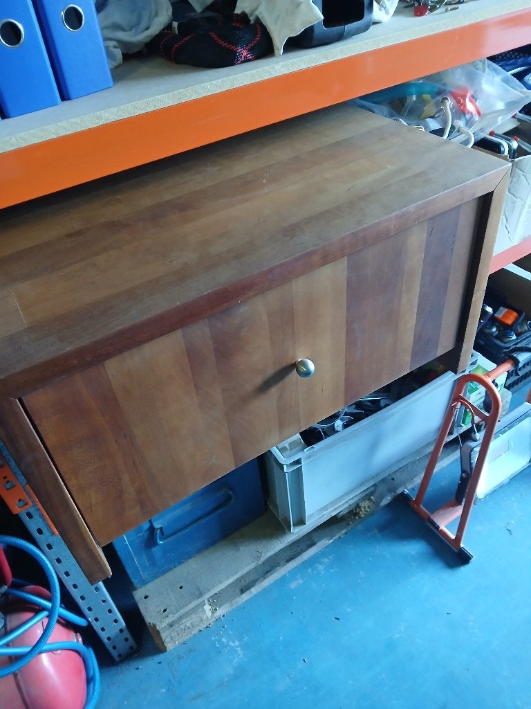 Salontafel Bijzettafel, Ophalen, Gebruikt, 50 tot 100 cm, Vierkant