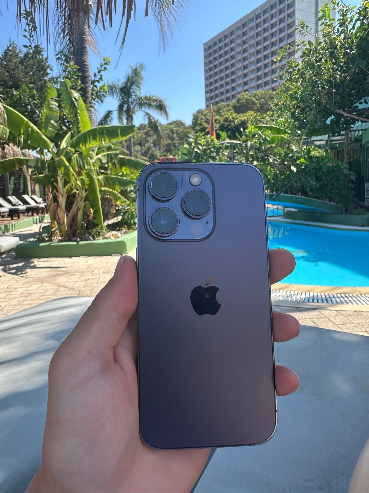 iPhone 14 Pro 128GB Deep Purple - Onbeschadigd, 84% batterij, Paars, Ophalen of Verzenden, Zo goed als nieuw, 84 %