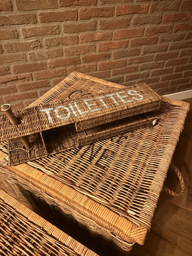 Riviera Maison Rustic Rattan toiletroll holder, Ophalen of Verzenden, Zo goed als nieuw