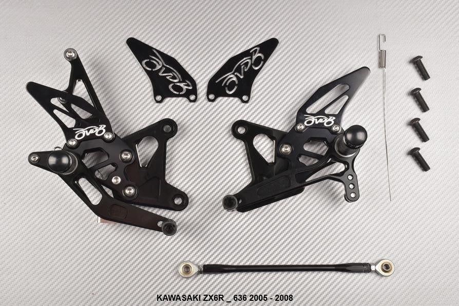 Verstelbare remschakelset KAWASAKI ZX6R ZX6RR 636 2005 2008, Motoren, Accessoires | Overige, Nieuw, Ophalen of Verzenden