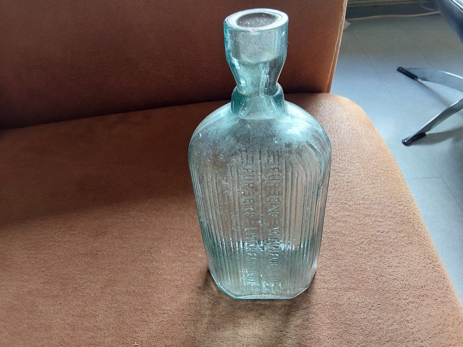 antiek glazen flesje, Ophalen of Verzenden