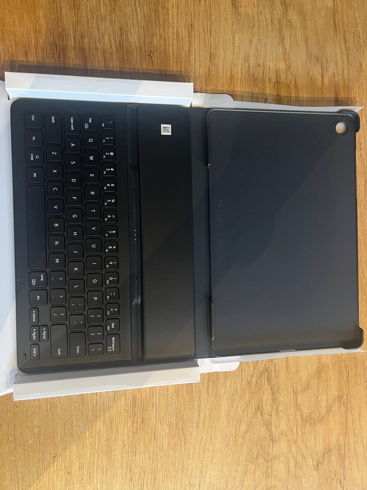 Samsung EF-DX211 Book Cover Keyboard Slim, 10 inch, Nieuw, Bescherming voor- en achterkant, Ophalen of Verzenden