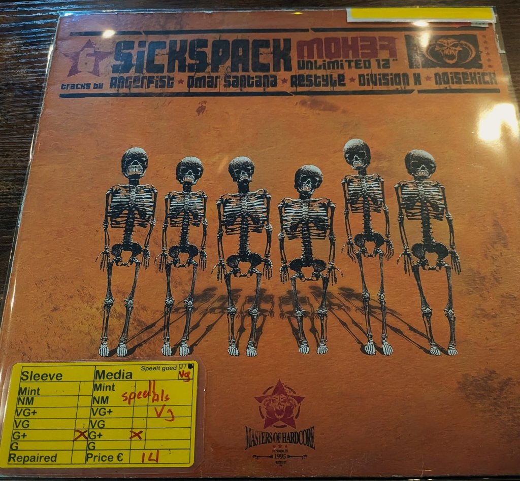 Sickspack - Angerfist, Gebruikt, Hardcore, Inclusief binnenhoes, Ophalen of Verzenden