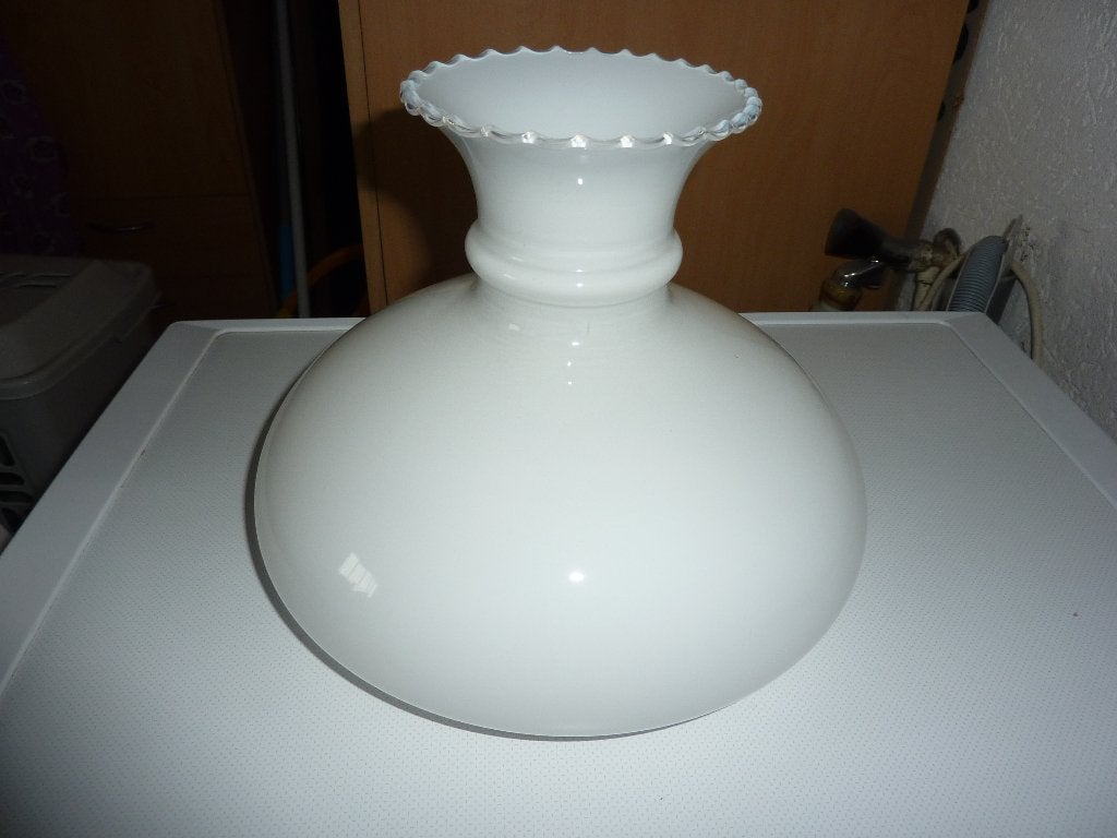 vintage glazen kap van melkglas, Ophalen of Verzenden, Zo goed als nieuw