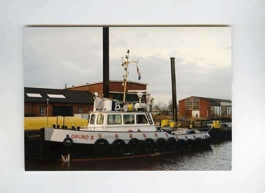 scheepvaart-foto-gruno II., Ophalen of Verzenden, Zo goed als nieuw, Motorboot, Boek of Tijdschrift