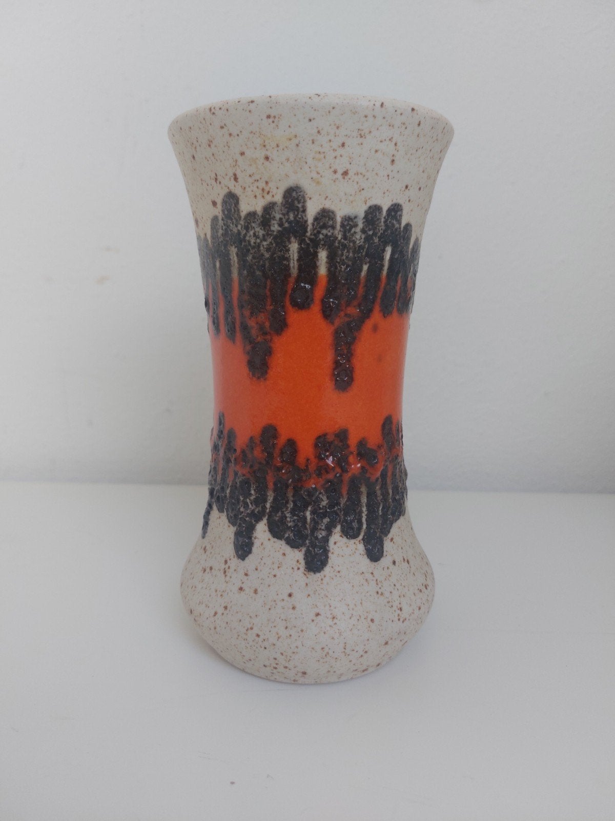 West germany Bay vaas in fat lava stijl, Antiek en Kunst, Ophalen of Verzenden