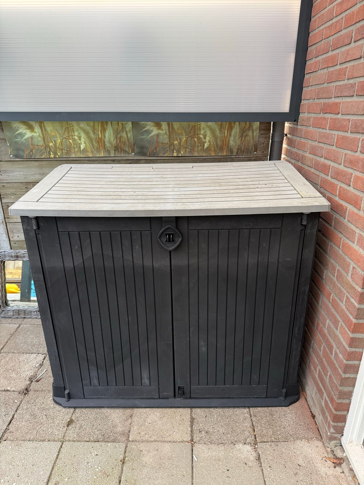 Keter Opbergbox - Ideaal voor Tuinkussens en Gereedschap, Tuin en Terras, Ophalen, Gebruikt, Kunststof, Overige typen