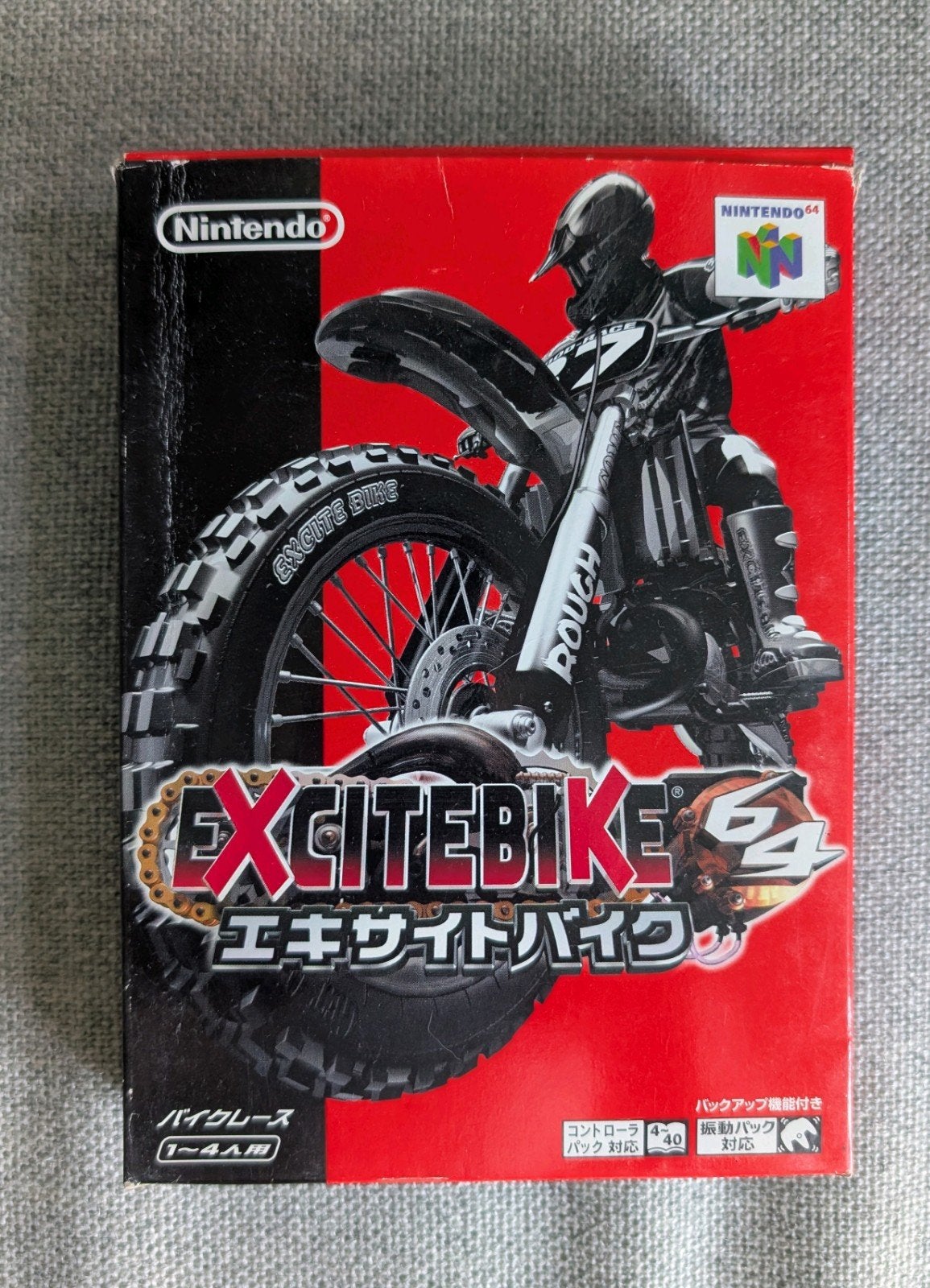 Excitebike 64 Nintendo 64 Japans, Gebruikt, Verzenden, 1 speler, Racen en Vliegen