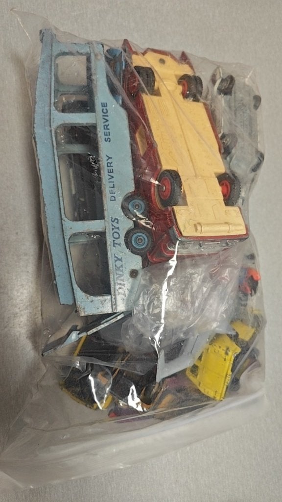 Lot 10x Dinky Toys vintage modelauto's - Made in England, Ophalen of Verzenden, Gebruikt, Auto's
