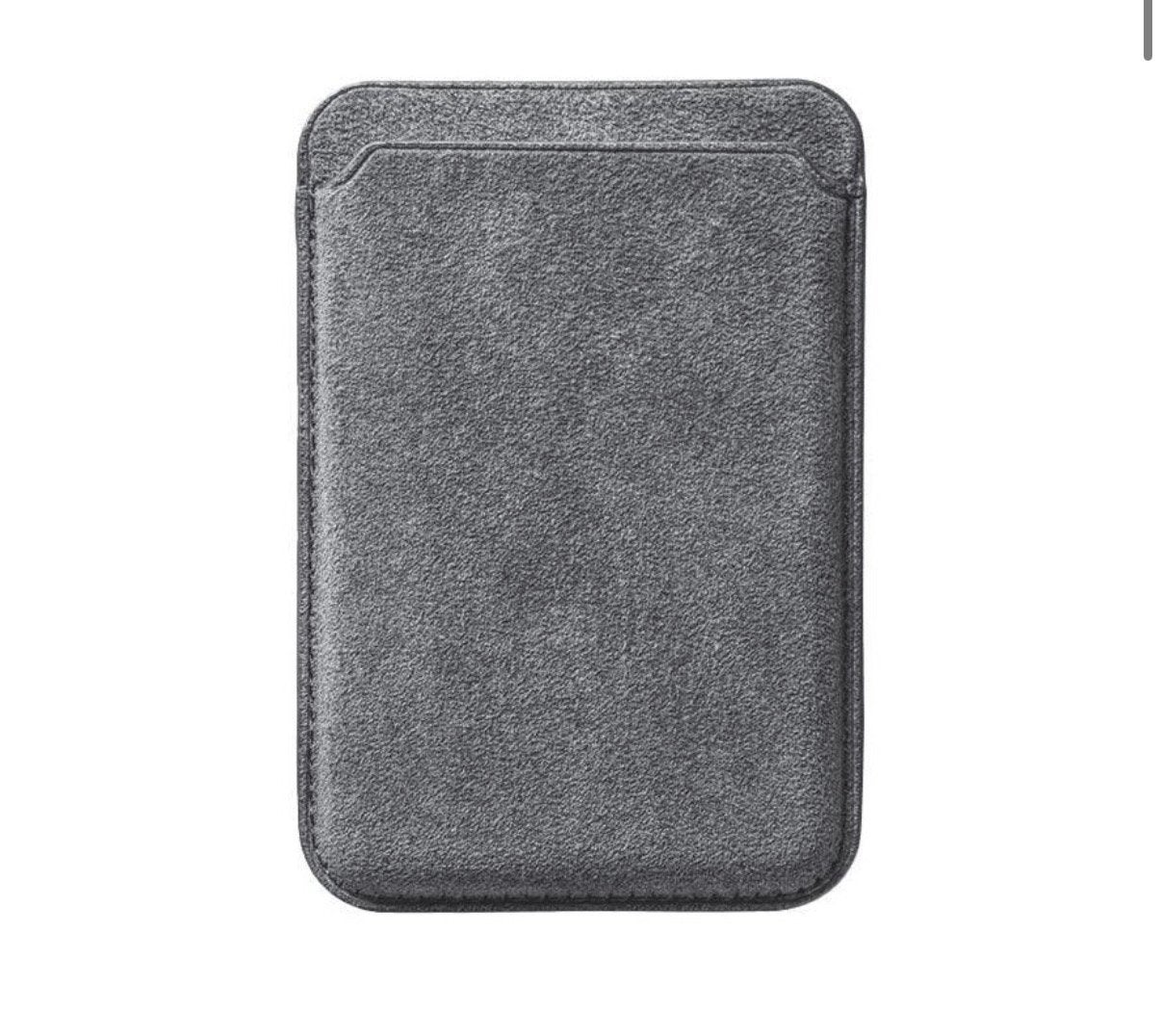 Alcantara MagSafe Wallet - Nardo Grey, IPhone 17, MagSafe, Verzenden, Kaarthouder