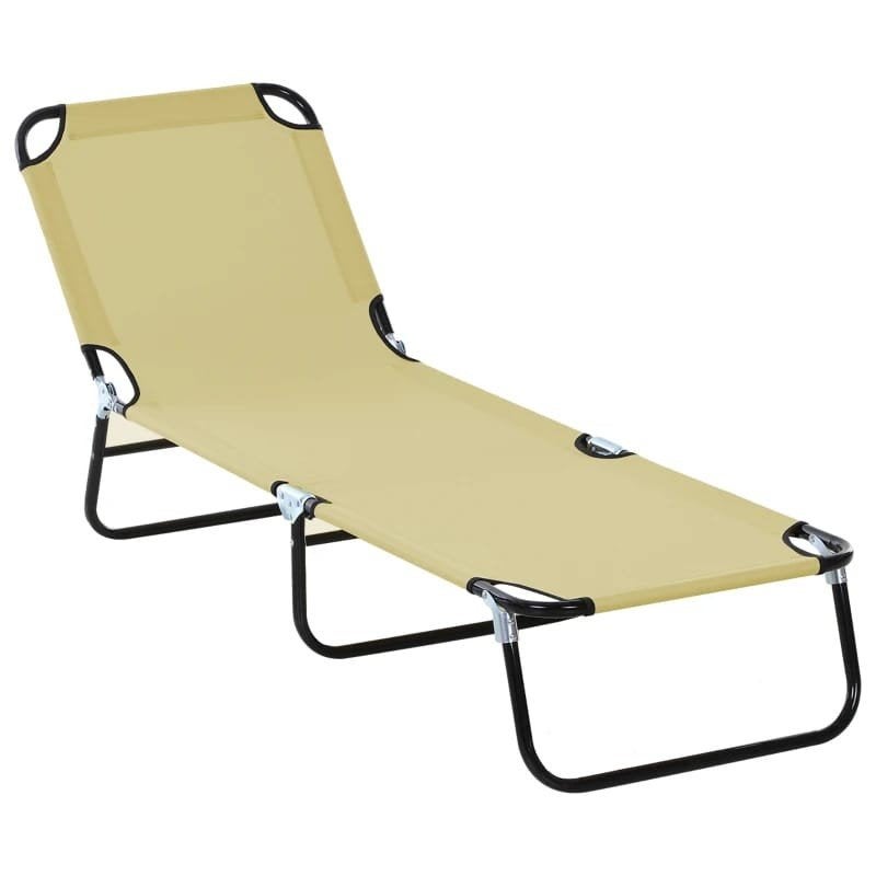 libged Ligstoel strandbed strandstoel tuinstoen tuinbed, Ophalen of Verzenden, Nieuw, Metaal, Verstelbaar