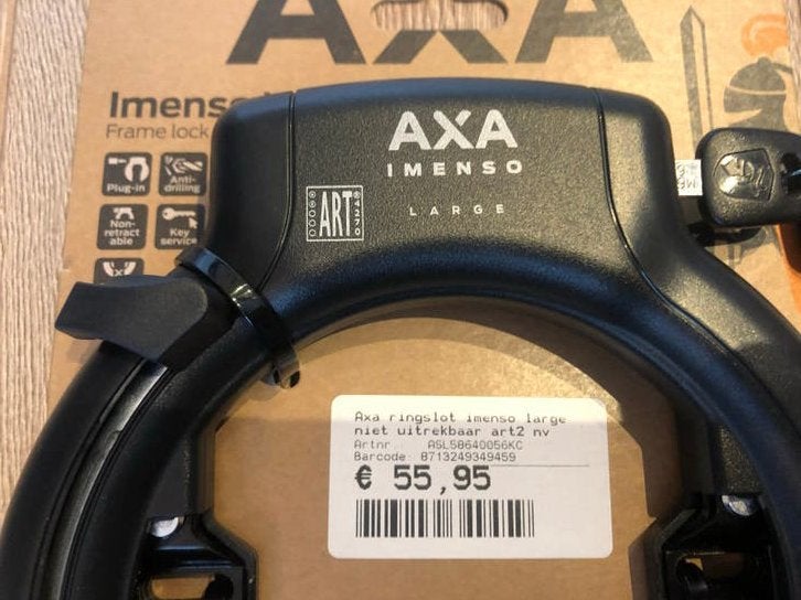 AXA Immenso Large Ringslot ART2 Speiaal voor brede banden!!, Ophalen of Verzenden, Nieuw, Ringslot