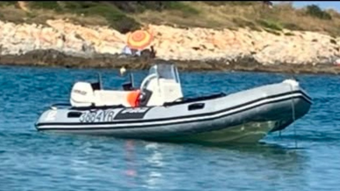 Zodiac Pro 420  RIB met Evinrude E-TEC buitenboordmotor, Polyester/glasvezel, Gebruikt, 4 m, 1 m