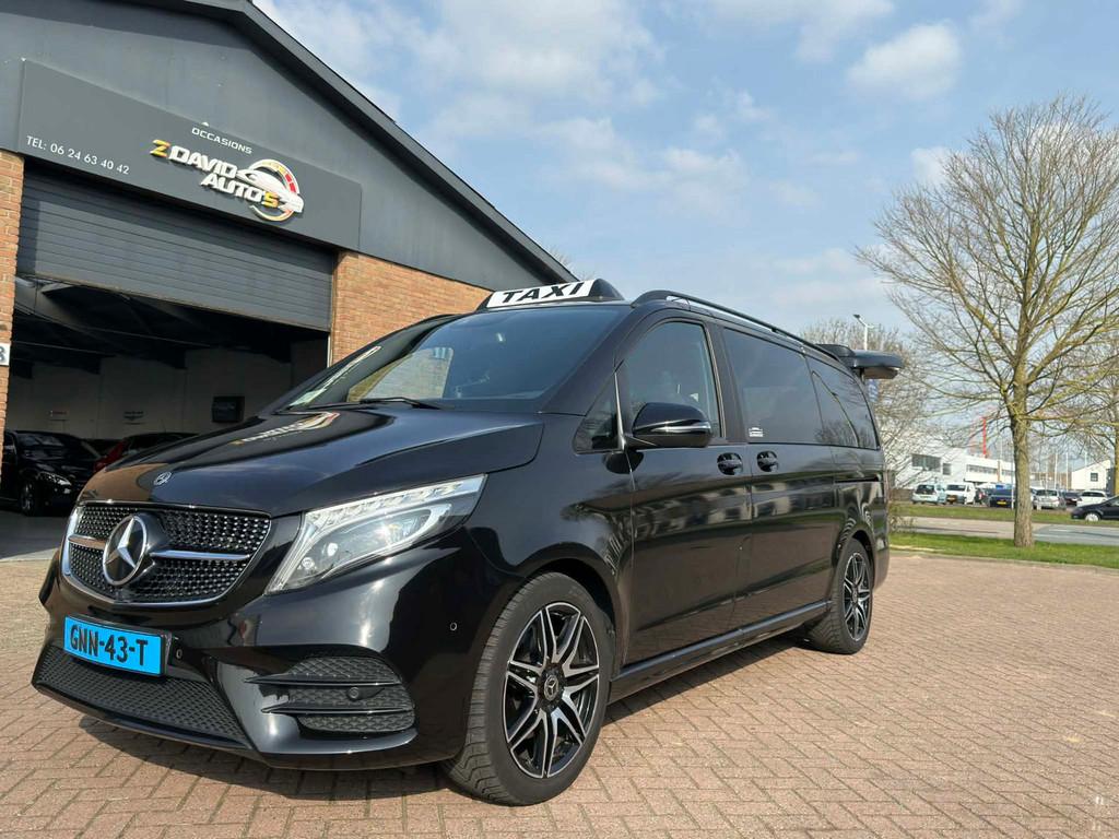 Mercedes-Benz V-Klasse 300d Lang Avantgarde, Auto's, Achterwielaandrijving, Gebruikt, Wit, Leder