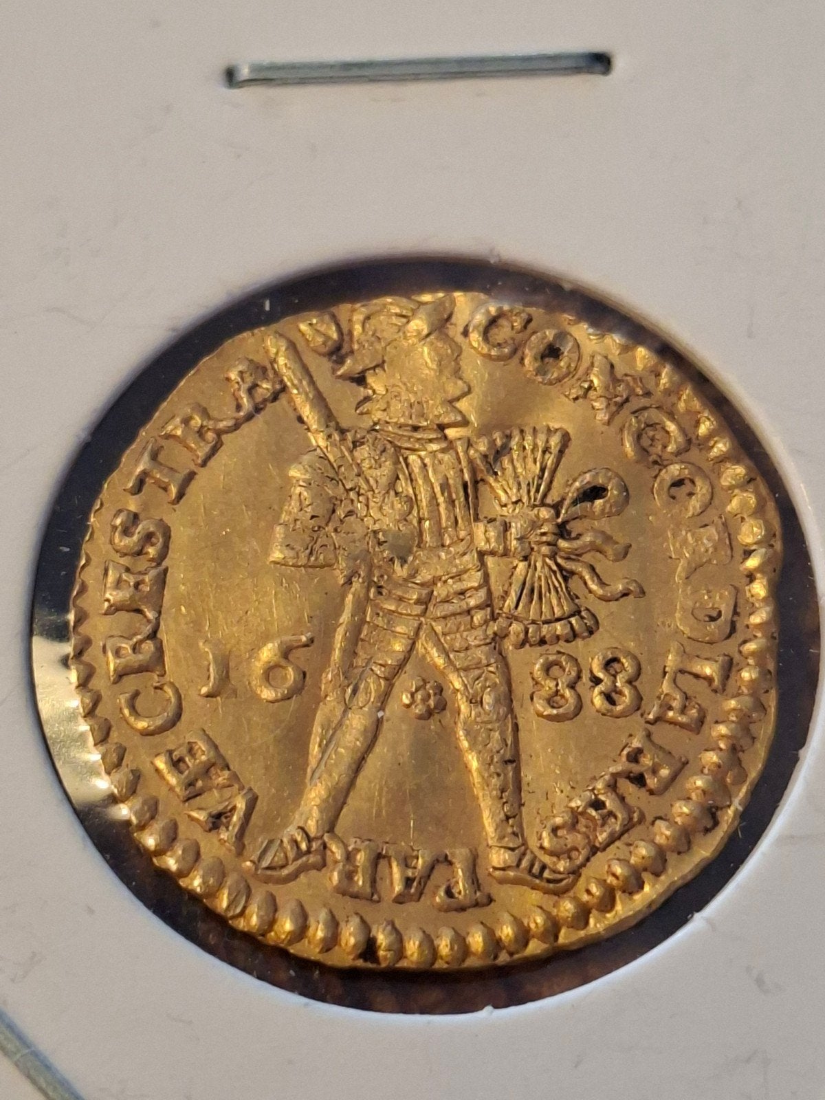 dukaat utrecht 1688 rozet zeldzaam exemplaar, Ophalen of Verzenden, Vóór koninkrijk, Overige waardes