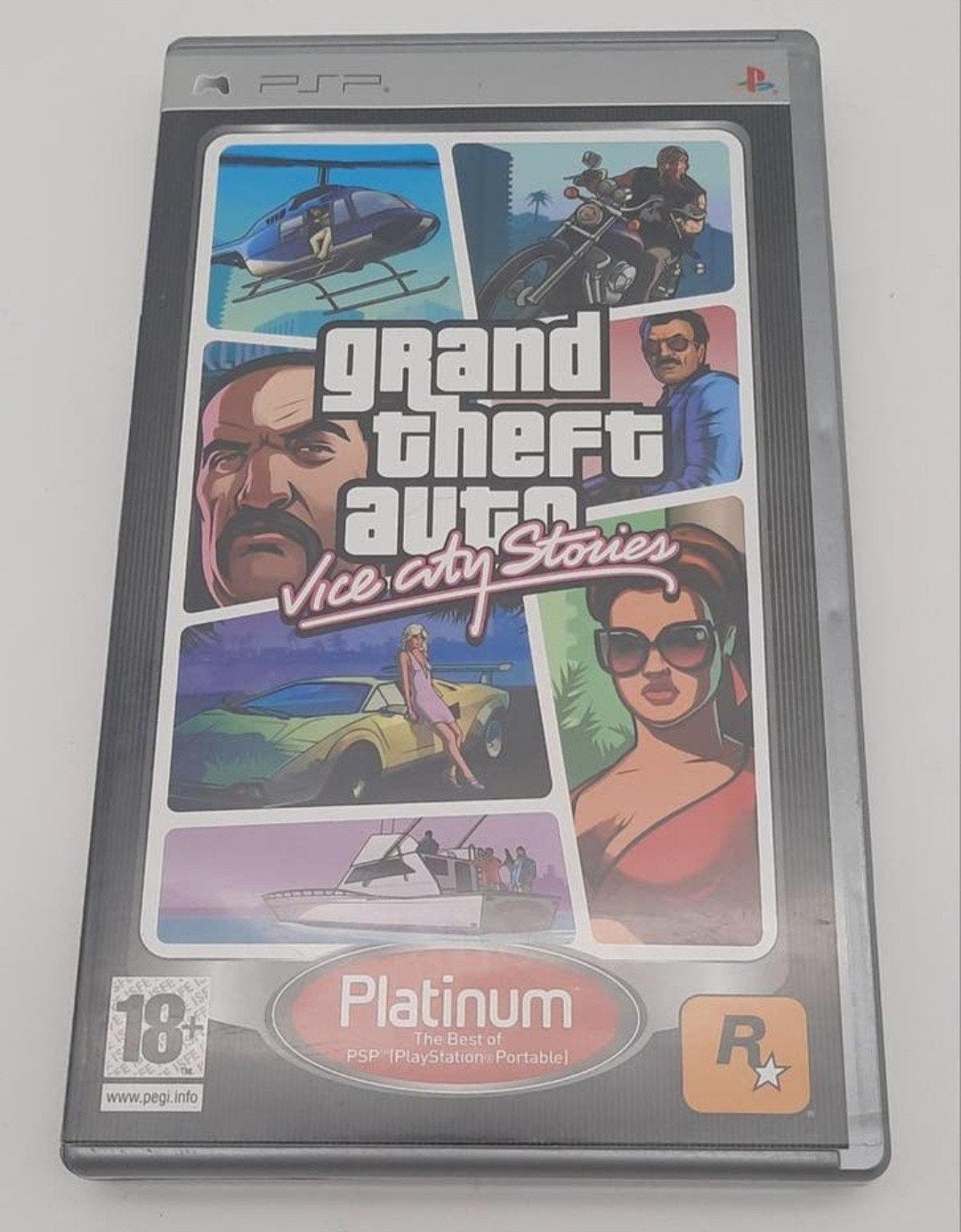 Grand Theft Auto Vice City Stories PSP spel + poster + flyer, Spelcomputers en Games, Games | Sony PlayStation Portable, Gebruikt