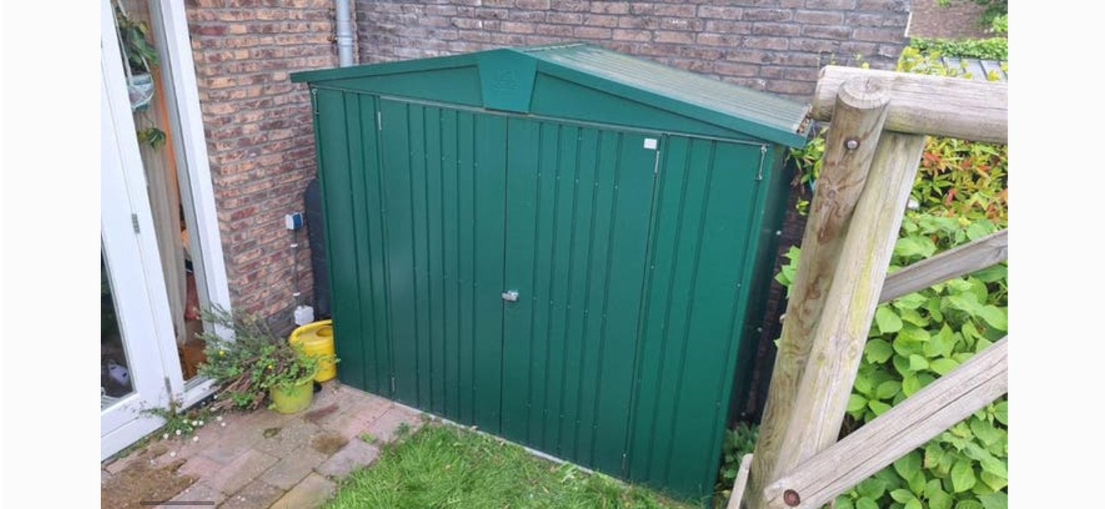 Biohort europa metalen tuinkast 244x84, Tuin en Terras, Bergingen en Tuinkasten, Zo goed als nieuw, Overige typen, Metaal, Ophalen