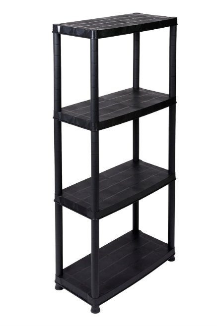 Two 4-Tier Plastic Storage Shelf for home,office or garage, Ophalen, Zo goed als nieuw