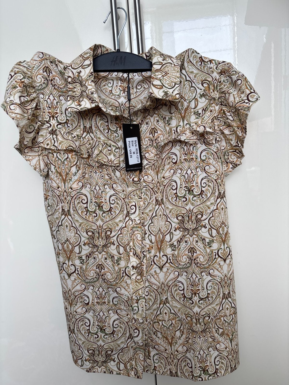 Rebelz Bloesje met Paisley Print maat M, Ophalen of Verzenden, Nieuw, Maat 38/40 (M), Meerkleurig