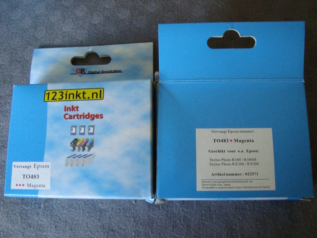 Epson to483 magenta 2 stuks per stuk te koop, Ophalen of Verzenden, Nieuw, Cartridge, Epson