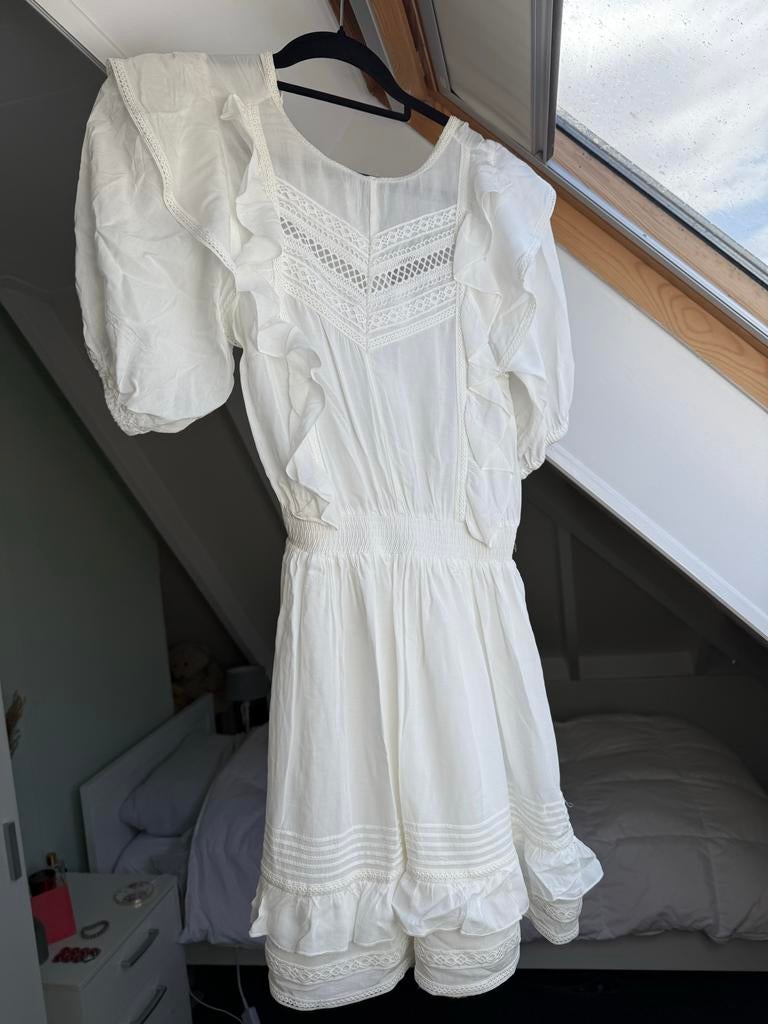Nikkie jurkje maat 32 - Zo goed als nieuw, Kleding | Dames, Ophalen of Verzenden, Zo goed als nieuw, Maat 34 (XS) of kleiner, Wit