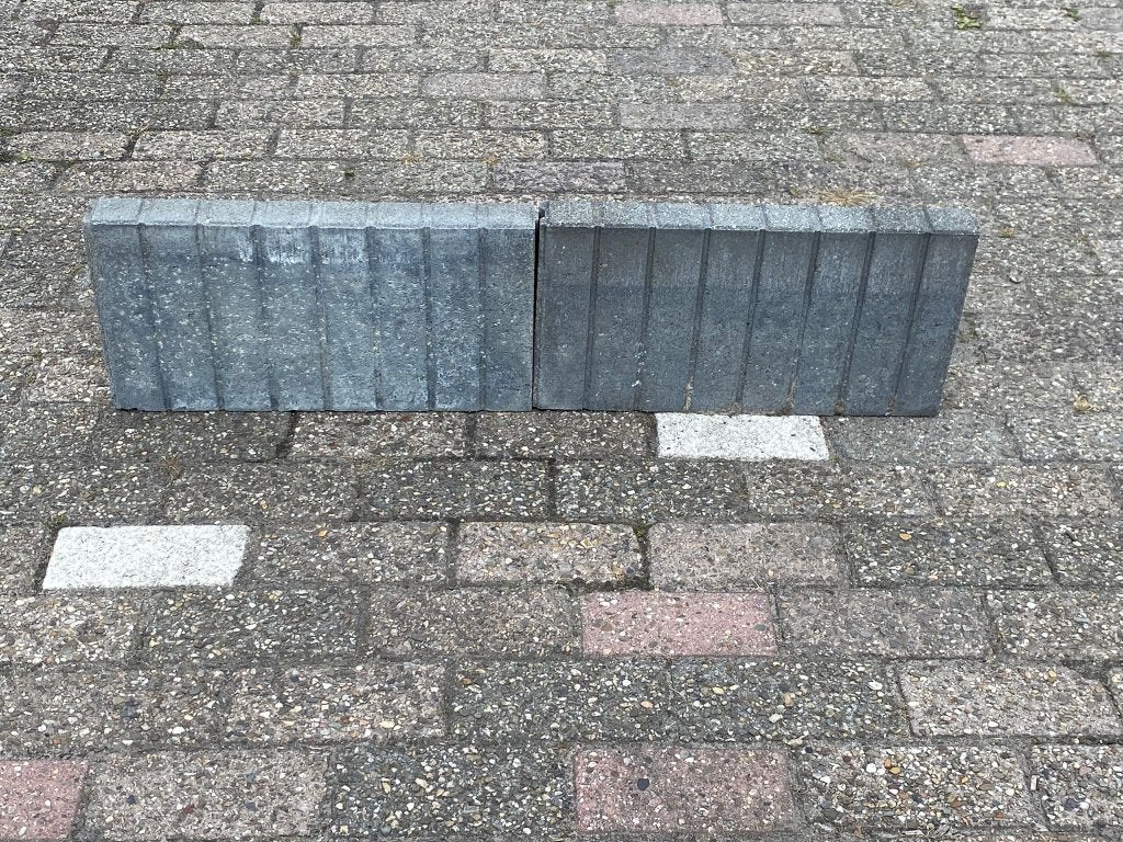 Palissade Vierkant Grijs 6x25x50 cm 21x €7,00, Ophalen, 25 tot 50 cm, Blok, Nieuw