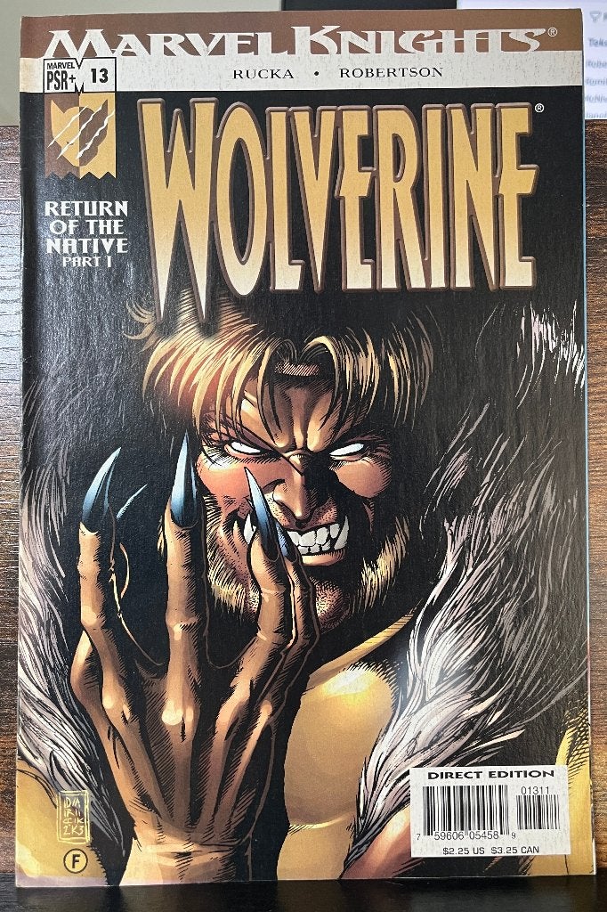 Wolverine vol 2 #13 (Marvel Comics), Boeken, Amerika, Ophalen of Verzenden, Greg Rucka, Gelezen