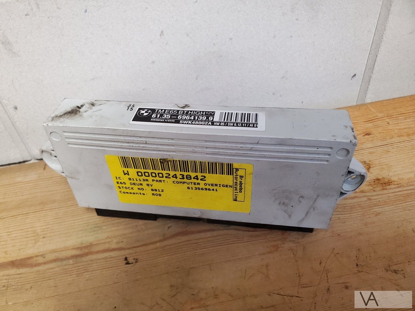 BMW 7 serie E65 02 - 09 module deurvergrendeling RECHTSvoor, Gebruikt, -, -, Ophalen of Verzenden