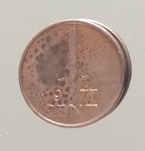 1 cent 1977, volgnr 20, Ophalen of Verzenden, Koningin Juliana, Losse munt