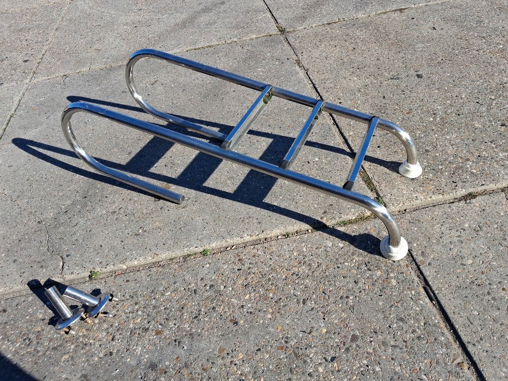 zwembad trap, Tuin en Terras, Ophalen, Zo goed als nieuw