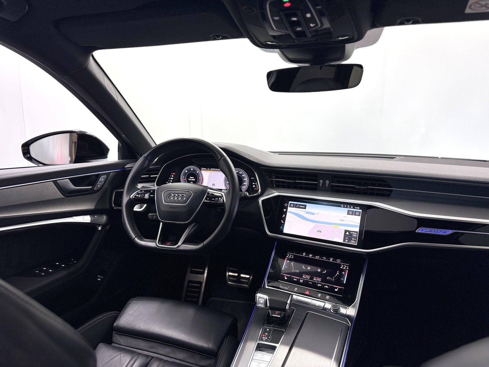 Audi A6 Avant 50 TDI quattro S-line | Luchtver. | 4wiel best, Auto's, Automaat, Dealer onderhouden, Gebruikt, Met garantie (alle)