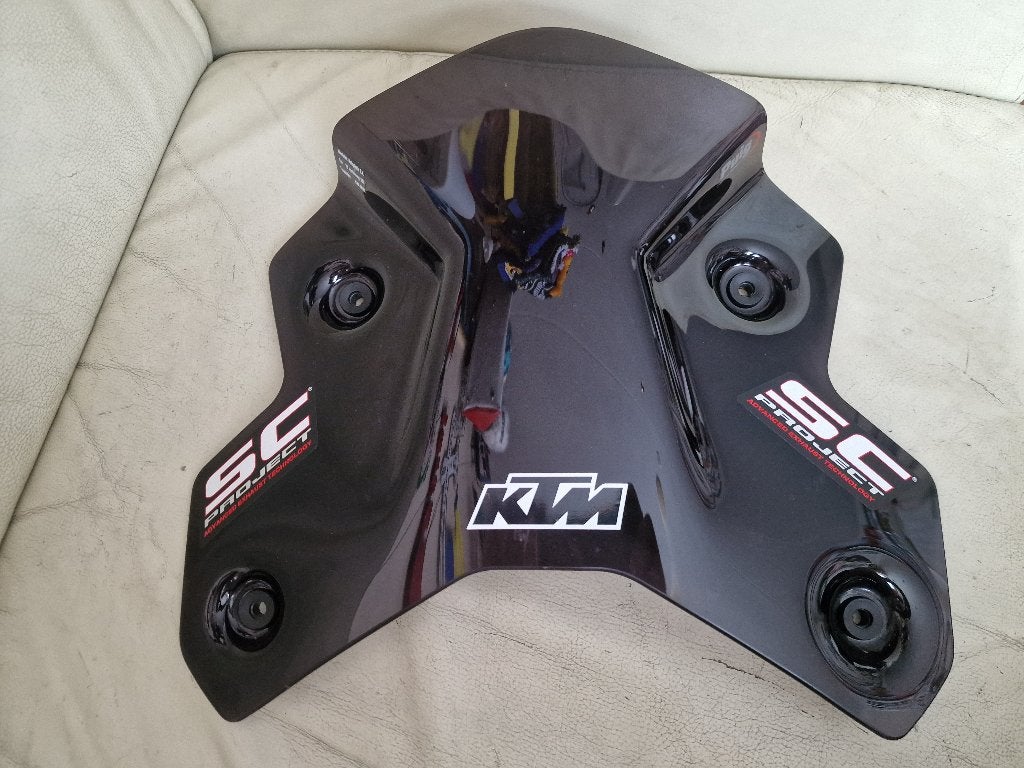 windscherm puig sport ktm 1290 super duke r 2014-2016 getint, Ophalen of Verzenden, Gebruikt