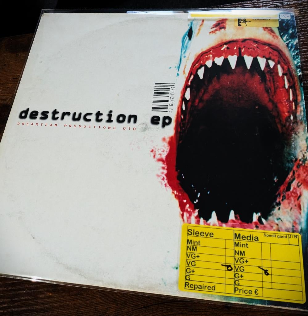 DJ Buzz Fuzz* – Destruction EP, Gebruikt, 1990 - 1999, Techno of Trance, Ophalen of Verzenden