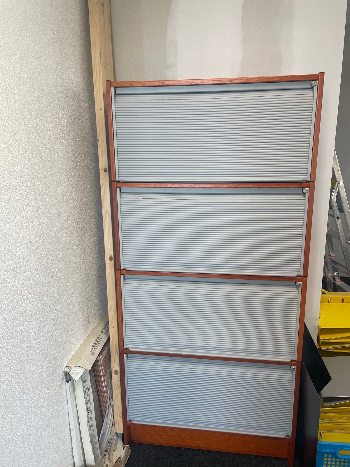 Archiefkast voor hangmappen - H178 x B33 x D42,5 cm, Ophalen, Minder dan 50 cm, Gebruikt, Kersenhout