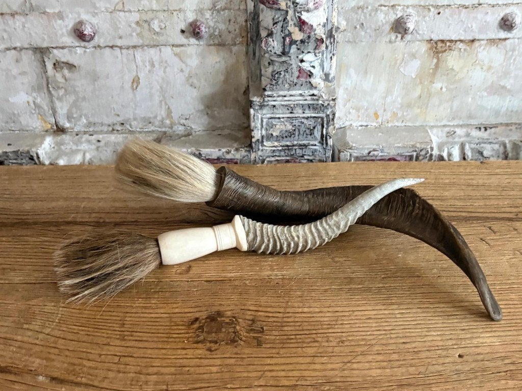 Stoere decoratiekwast hoorn - stoer sober robuust - kwast, Ophalen of Verzenden