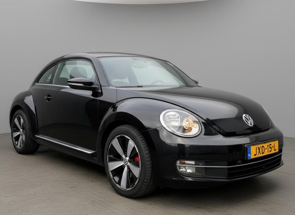 Volkswagen Beetle 2.0 TSI SPORT 200 PK DSG CRUISE NAVI 2012, Auto's, Stof, Gebruikt, 4 cilinders, 4 stoelen